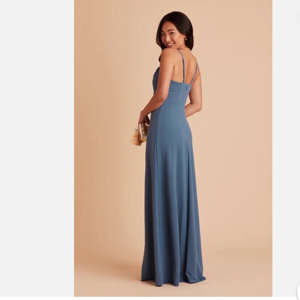 Birdy Grey Ash Crepe Gown in Twilight color